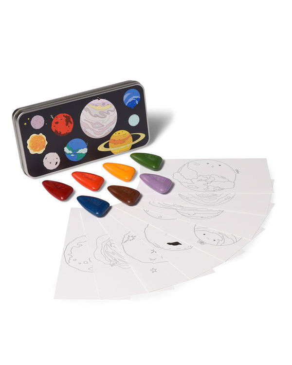 Color Jeu Coloring Kit - 5 units in set - SOLAR SYSTEM Small - Toytoise