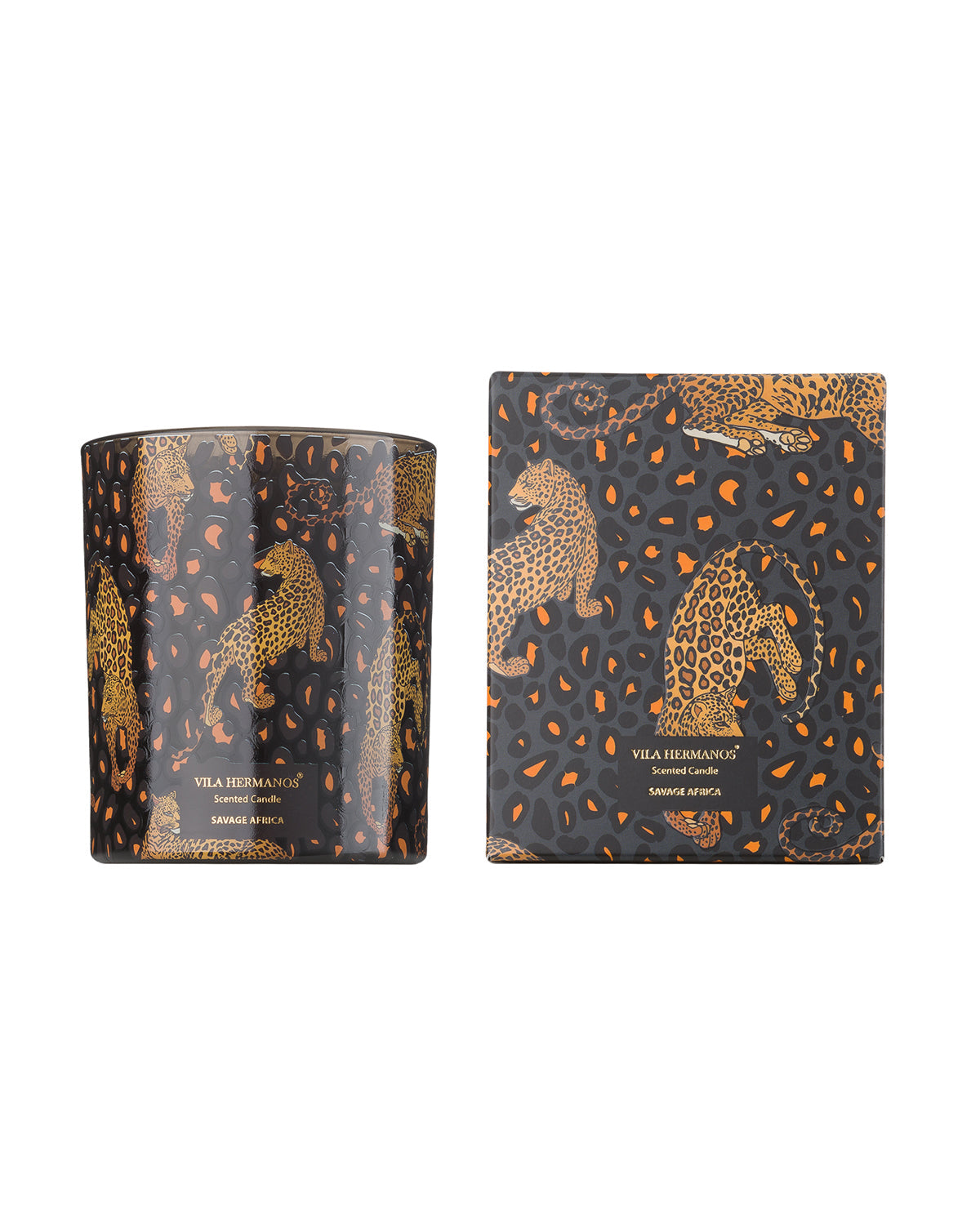 Candle in Jar JUNGLETOPIA 7oz Leopard Savage Africa