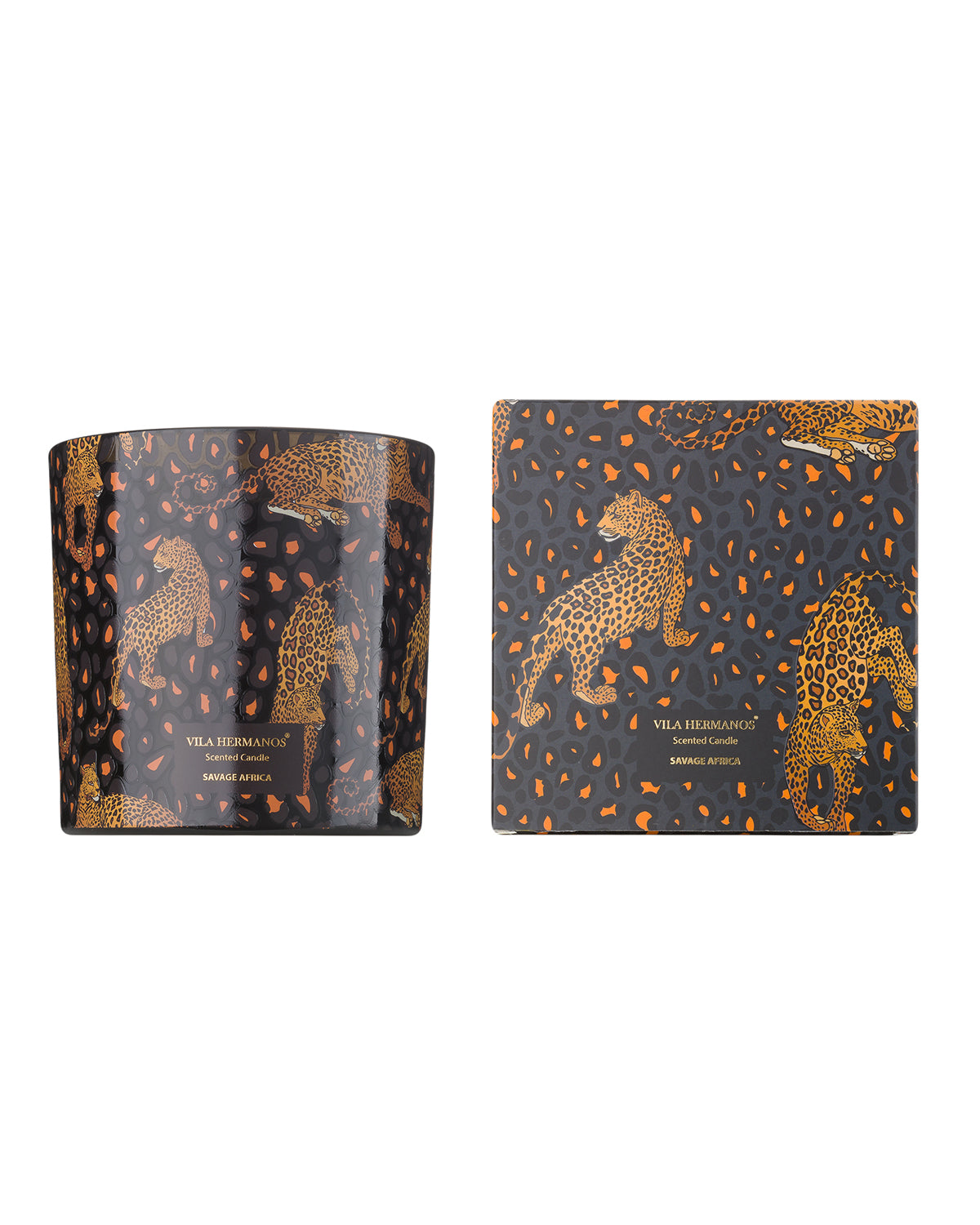 Candle in Jar JUNGLETOPIA 23oz Leopard Savage Africa