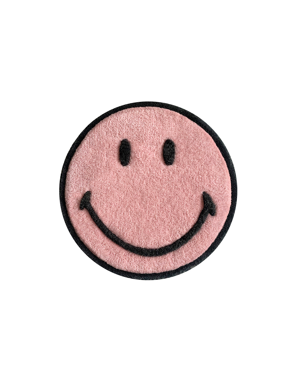 Maison Deux Rug for Wall SMILEY Pink 11.8 inch diameter