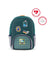 Light Plus Nine Backpack STARTER Multi Green AND Nimix SCHOOL BOY Set 3 Pieces