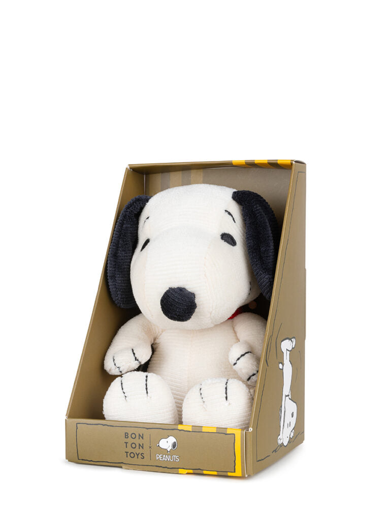 Bon Ton Toys Plush SNOOPY Mini Corduroy Cream in giftbox 7"