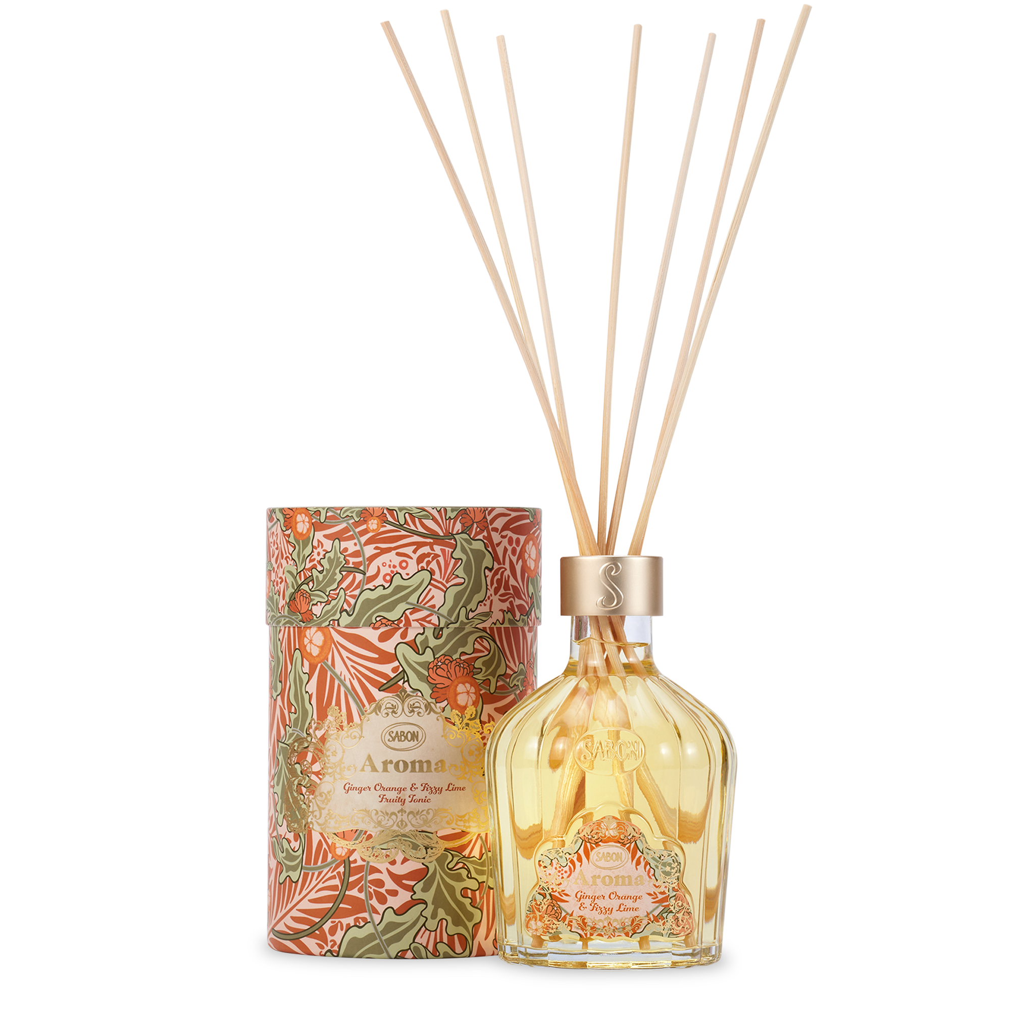 Aroma Reed Diffuser Ginger Orange & Fizzy Lime 250ml