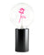 Bulb ROSE Red with Base Table Lamp PORTABLE