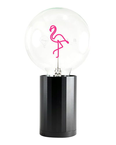 Bulb FLAMINGO Red with Base Table Lamp PORTABLE