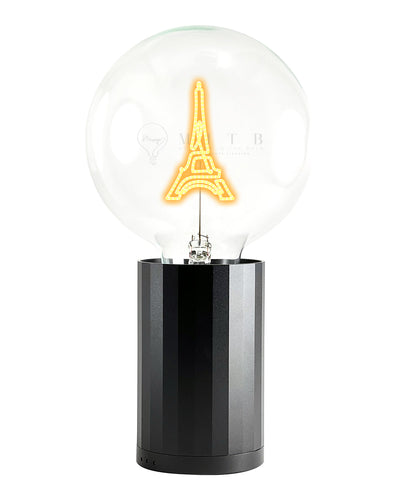 Bulb EIFFEL TOWER Amber with Base Table Lamp PORTABLE