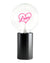 Bulb LOVE Red with Base Table Lamp PORTABLE Rose Gold