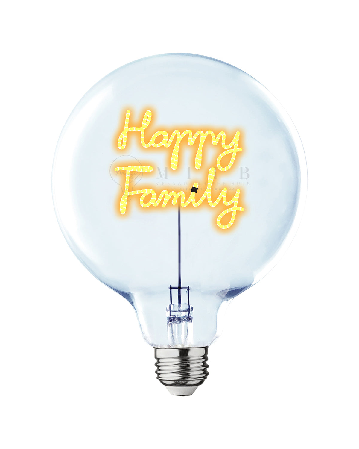 Bulb HAPPY FAMILY Amber