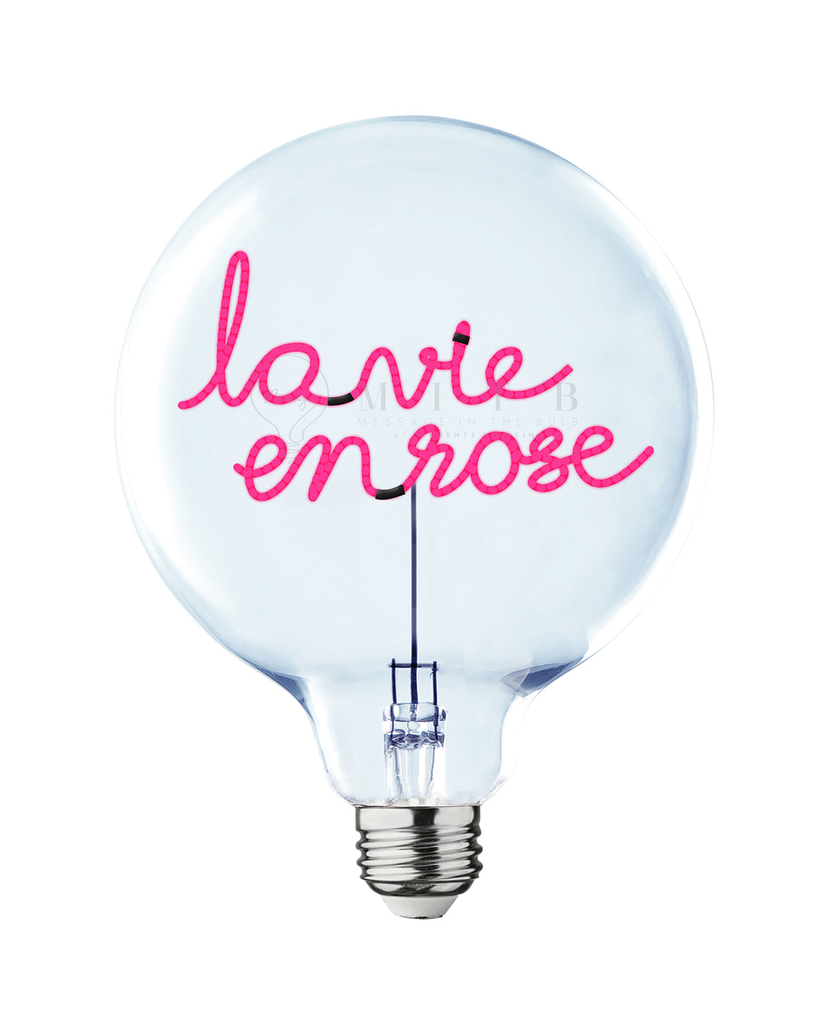 Bulb LA VIE EN ROSE Red