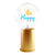 Bulb BE HAPPY Amber/ Blue  with Base Table Lamp PORTABLE