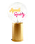 Bulb APEROL SPRITZ Amber/ Red with Base Table Lamp PORTABLE