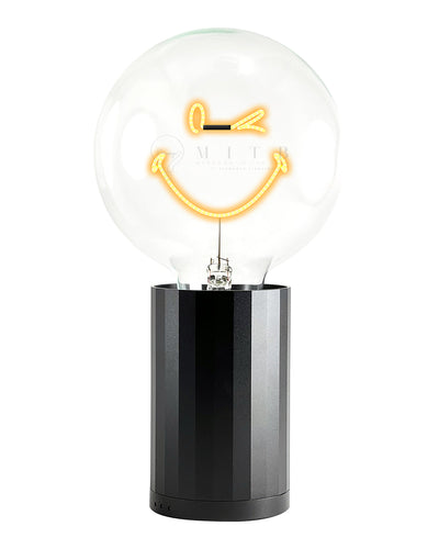 Bulb SMILEY WORLD KIDNESS Amber  with Base Table Lamp PORTABLE