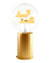 Bulb LOVE IS ALL Amber with Base Table Lamp PORTABLE