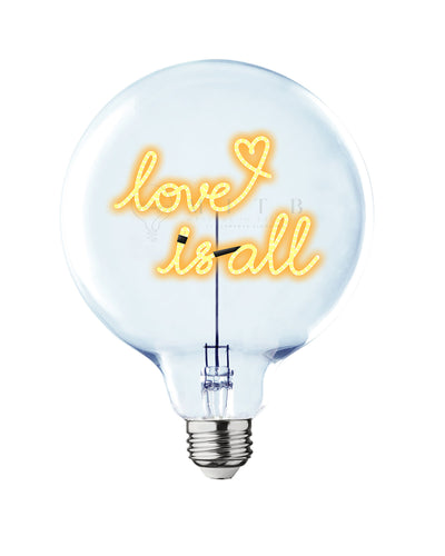 Bulb LOVE IS ALL Amber