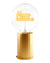 Bulb HAPPY HALLOWEEN Amber with Base Table Lamp PORTABLE