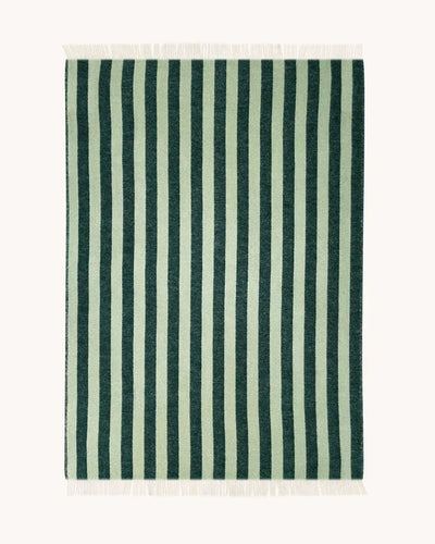 Maison Deux Blanket CANDY WRAP Green / Sage 4.25 x 6.5 ft