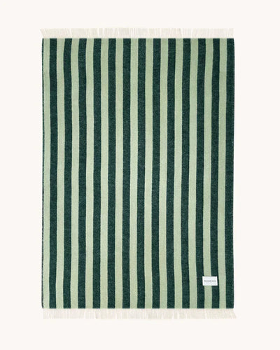 Maison Deux Blanket CANDY WRAP Green / Sage 4.25 x 6.5 ft