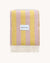 Maison Deux Blanket CANDY WRAP Pink / Yellow 4.25 x 6.5 ft