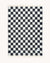 Maison Deux Blanket CHECKERBOARD Black / White 4.25 x 6.5 ft