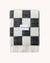 Maison Deux Blanket CHECKERBOARD Black / White 4.25 x 6.5 ft