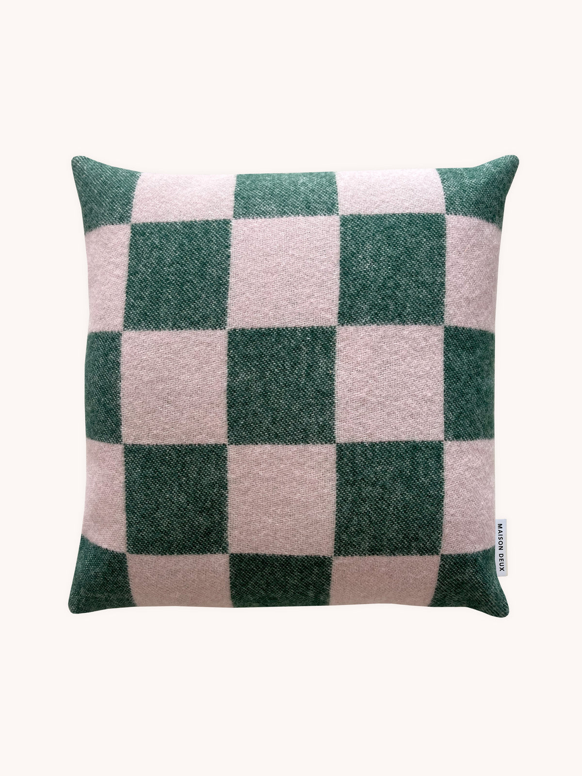 Cushion CHECKERBOARDGreen Pink