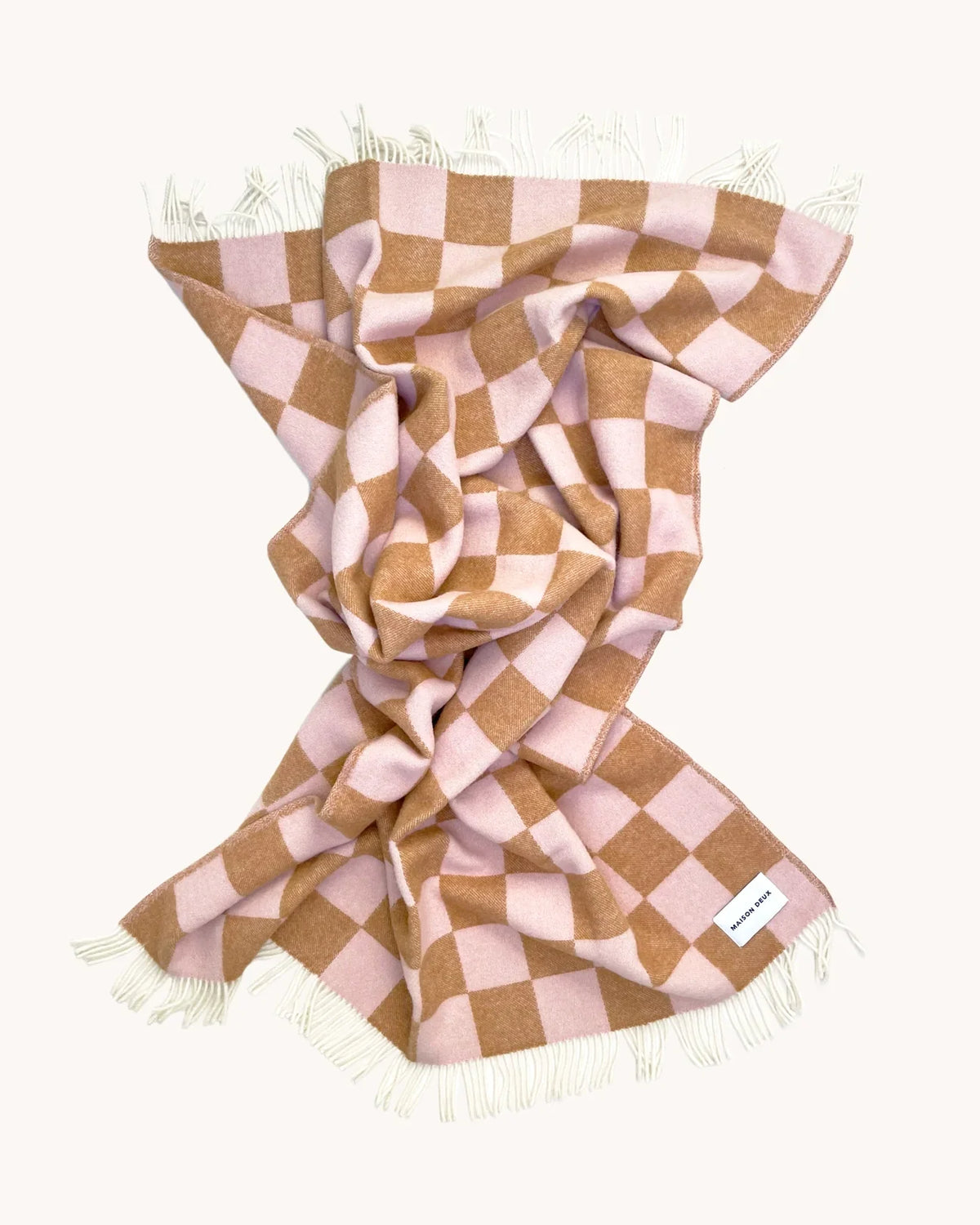 Blanket CHECKERBOARD Terra Pink