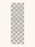 Maison Deux Rug CHECKERBOARD Lilac / White 3.9 x 5.9 ft