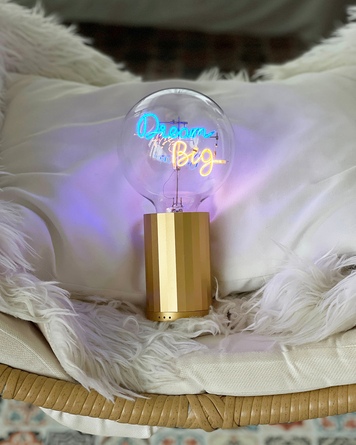 Bulb DREAM BIG Blue/ Amber