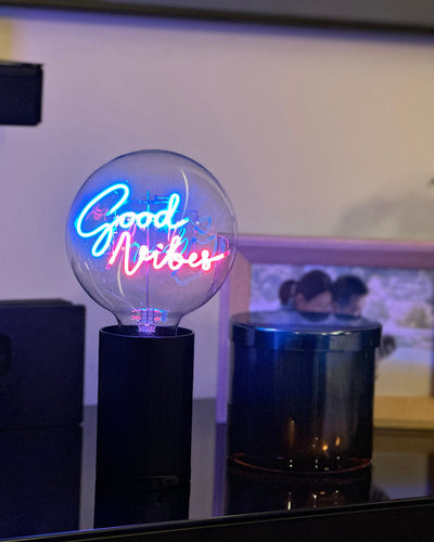 Bulb GOOD VIBES Blue/ Red