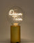 Bulb DREAM TEAM Amber  with Base Table Lamp PORTABLE