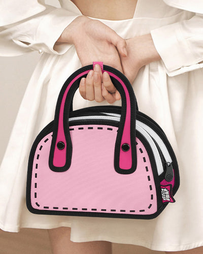 JumpFromPaper 2D Shoulder Bag CARLY SWEETIE Pink