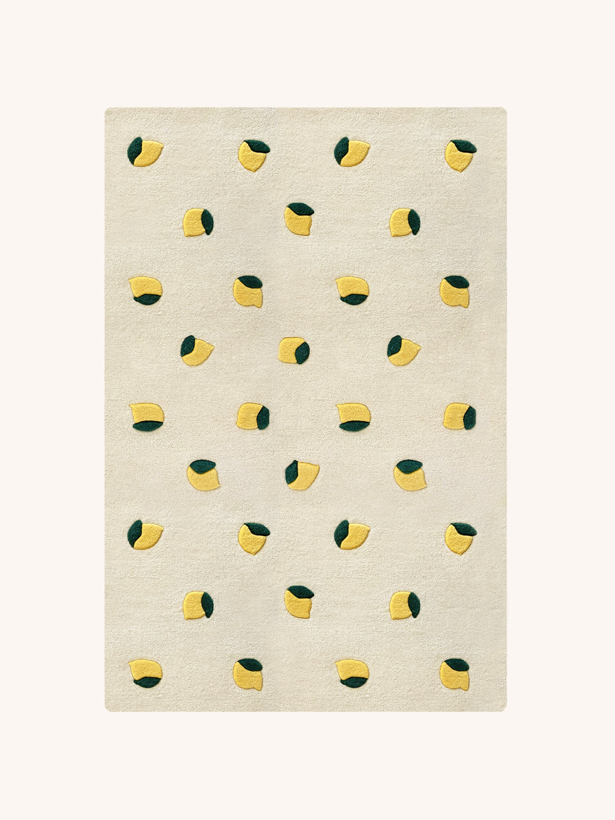 Maison Deux Rug LEMONS 3.9 x 5.9 ft