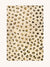 Maison Deux Rug LEOPARD Beige / Brown and Black Print 5.5 x 7.9 ft