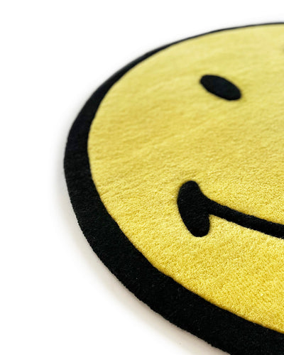 Maison Deux RugSmiley® Yellow 3.3 ft diameter