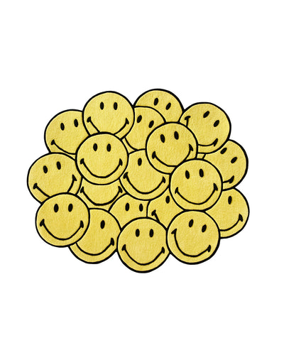 Maison Deux RugSmiley® BUNCH Yellow 5.9 x 4.9 ft