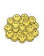 Maison Deux RugSmiley® BUNCH Yellow 5.9 x 4.9 ft