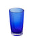 Water Glass NASTRI Set of 6  Blue 9.8 oz, H 4.75"