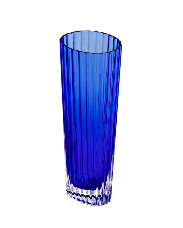 Missoni Home Champagne Glasses NASTRI Set of 6  Blue 7.5 oz, H 6.5"