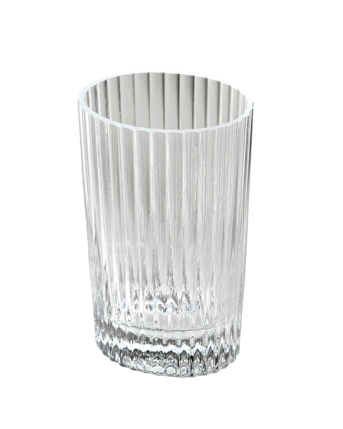 Water Glass NASTRI Set of 6  Transparent 9.8 oz, H 4.75"