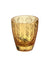 Wine Glasses ZIG ZAG Set of 6  Amber 9.8 oz, diam. 3.25", H 3.75"