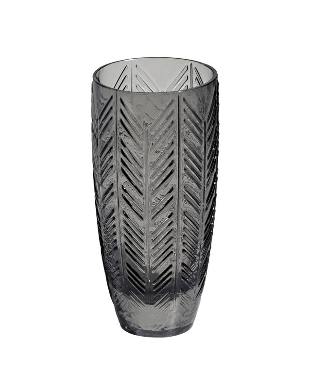 Missoni Home Champagne Glasses ZIG ZAG Set of 6  Grey 11 oz, diam. 2.5", H 5.5"