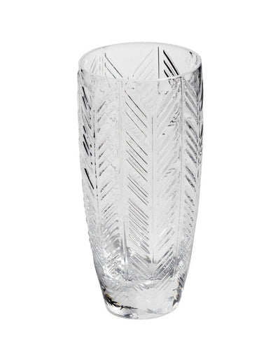 Missoni Home Champagne Glasses ZIG ZAG Set of 6  Transparent 11 oz, diam. 2.5", H 5.5"