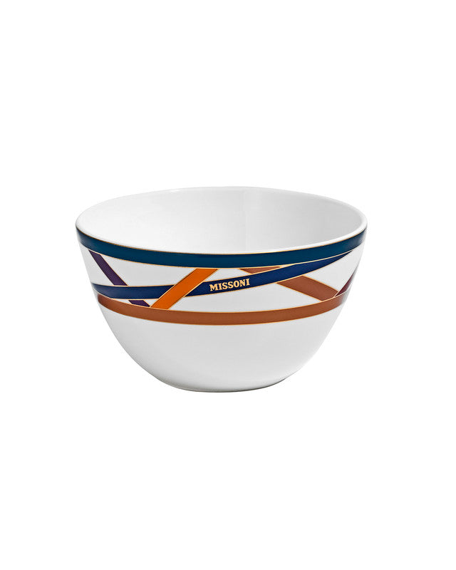 Missoni Home Rice Bowls NASTRI Set of 2  Multicolor diam. 4.5", H 2.3"