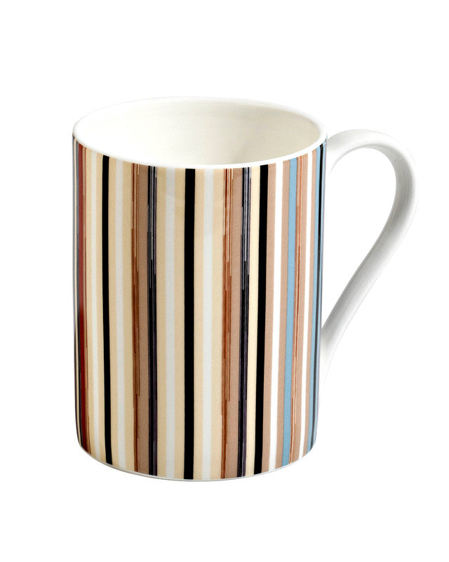 Missoni Home Mug Cup STRIPES in Luxury Box Jenkins 148 diam. 3", H 3.9", cap. 12.5 oz