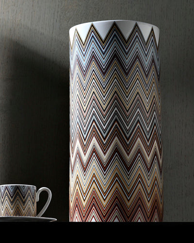 Missoni Home High Vase ZIG ZAG  Jarris 148 diam. 6.3", H 14"