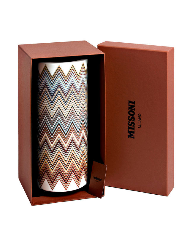 Missoni Home High Vase ZIG ZAG  Jarris 148 diam. 6.3", H 14"