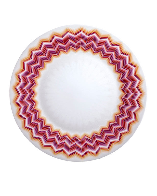 Missoni Home Charger Plate ZIG ZAG  Jarris 156 diam. 12.5"