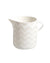 Missoni Home Creamer ZIG ZAG  White diam. 3.5", H 3.3"