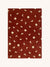 Maison Deux Rug MOONS Brick Red / Gold Print 3.9 x 5.9 ft