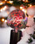 Bulb LOVE Red with Base Table Lamp PORTABLE Rose Gold